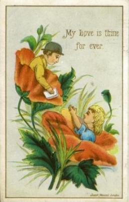A Chromolithographic Valentine by Joseph Mansell