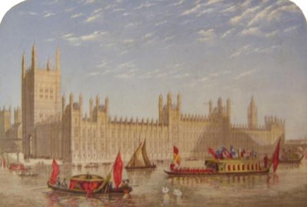 The New Houses of Parliament - printed by Myers & Co