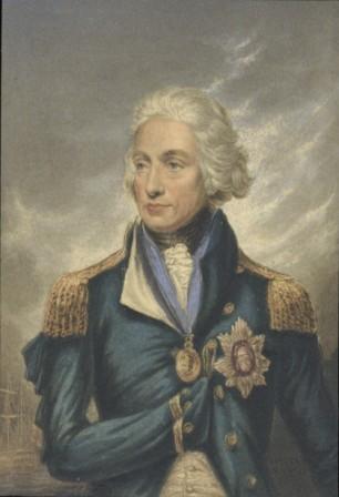 Lord Nelson printed by George Baxter in 1853 after a painting by Lemuel Abbott