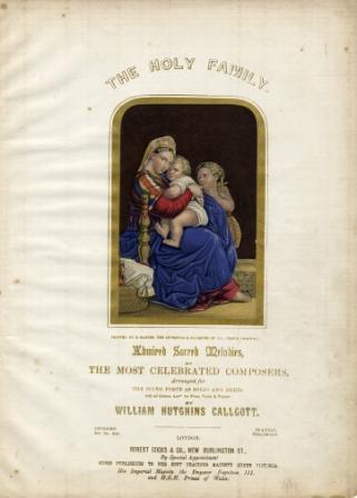 George Baxter's The Holy Family on Music Cover