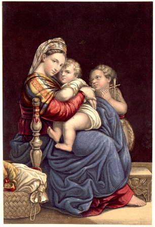 The Holy Family printed by George Baxter