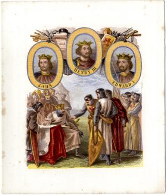 Kings and Queens Of Englend - III printed by Kronheim & Co