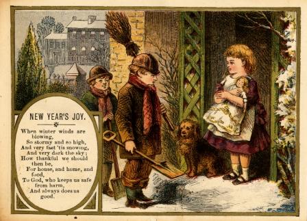 New Year's Joy, a greeting card by Kronheim