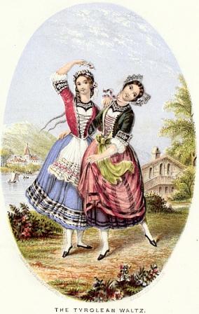 The Tyrolean Waltz printed by Abraham Le Blond